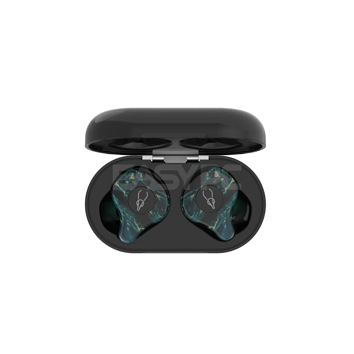 Sabbat  e12 Ultra Marble True   Bluetooth 5.0  6D Shocking, HD Stereo Sounds, Multifunction Button operation, Qualcomm APTX audio, Portable size, Noise Reduction, Siri Assistance Wireless Earbuds Noise Isolation Earphone Dream Stone - Image 3