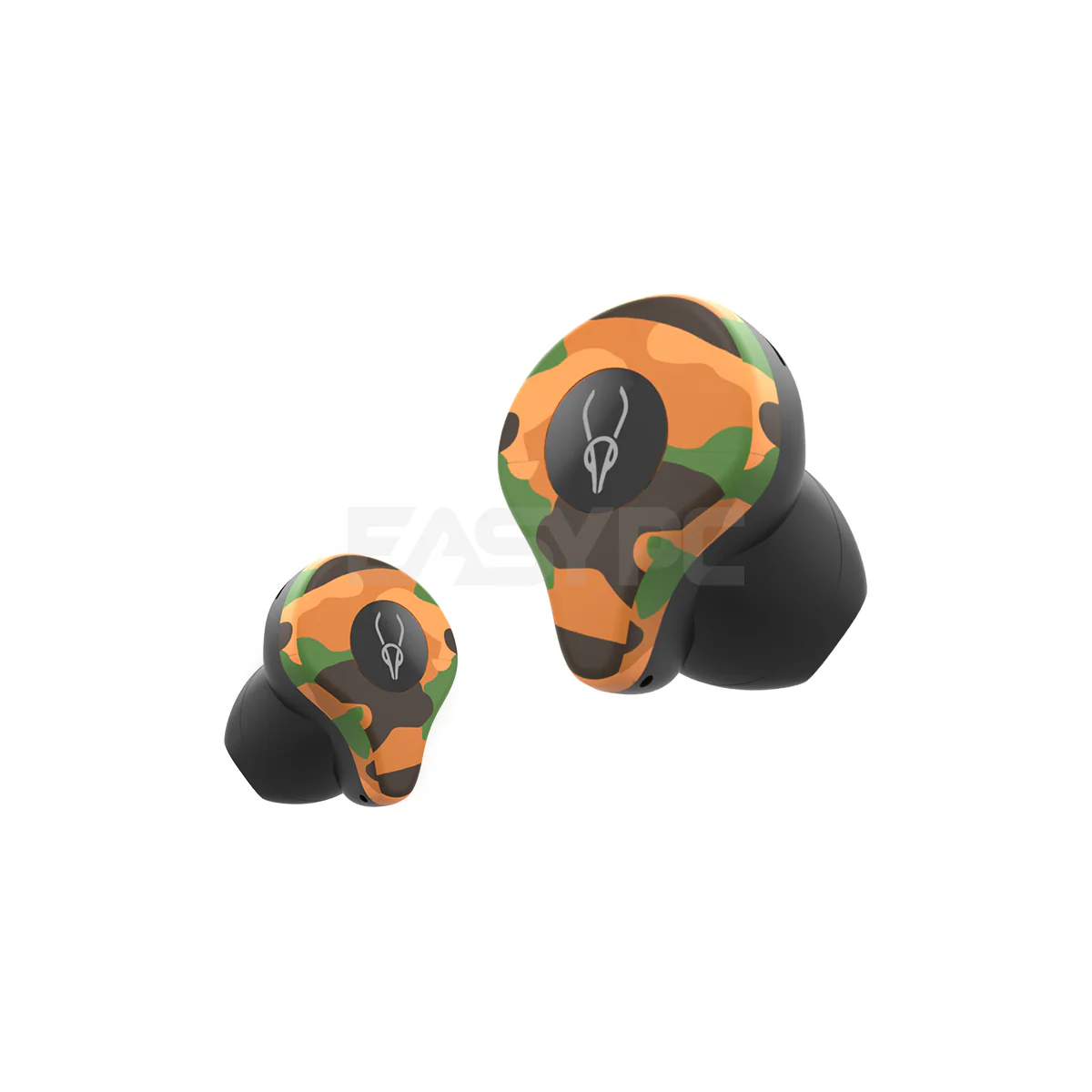 Sabbat  x12 Ultra Camouflage True Bluetooth 5.0 6D Shocking, HD Stereo Sounds, Multifunction Button operation, Qualcomm APTX audio, Portable size, Noise Reduction  Wireless Earbuds   Earphone Sahara - Image 2