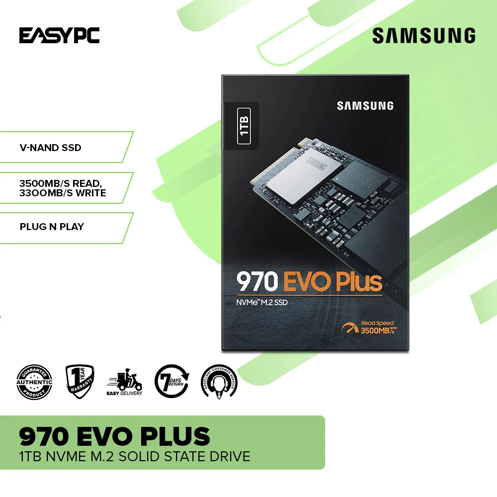 Samsung 970 EVO Plus 1TB NVME M.2 Solid State Drive - Image 2