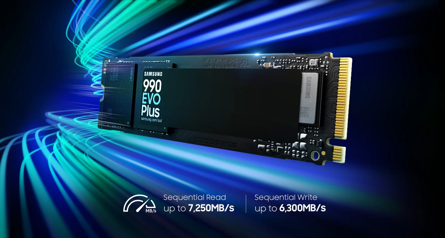 Samsung 990 Evo Plus 1TB NMVE M.2 Solid State Drive - Image 2