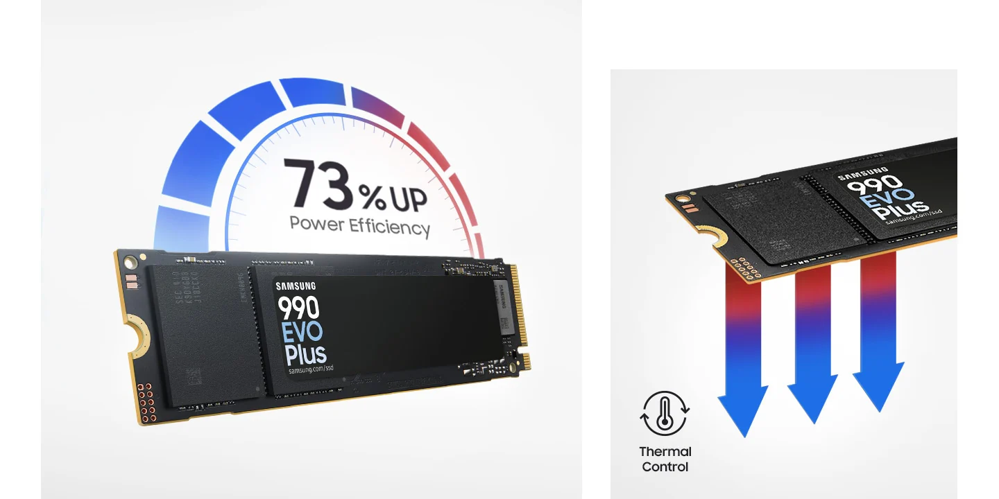 Samsung 990 Evo Plus 1TB NMVE M.2 Solid State Drive - Image 3
