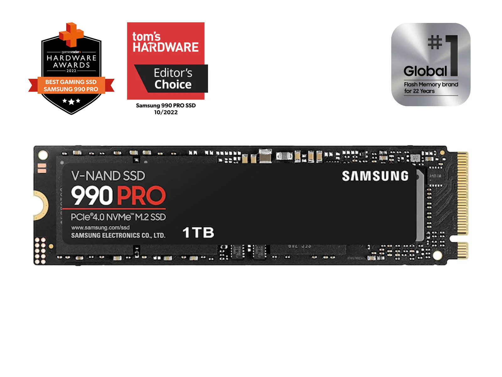 Samsung 990 Pro 1TB NVMe M.2 Solid State Drive