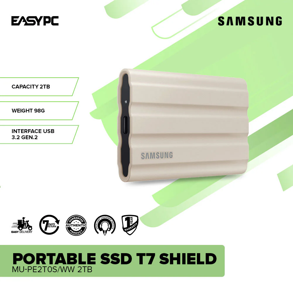 Samsung Portable SSD T7 Shield MU-PE2T0S/WW 2TB - Image 2