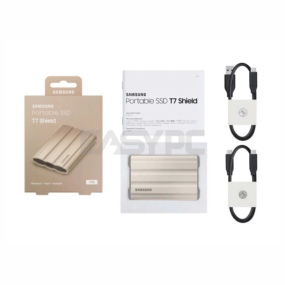 Samsung Portable SSD T7 Shield USB 3.2 1TB or 2TB Solid State Drive - Image 12