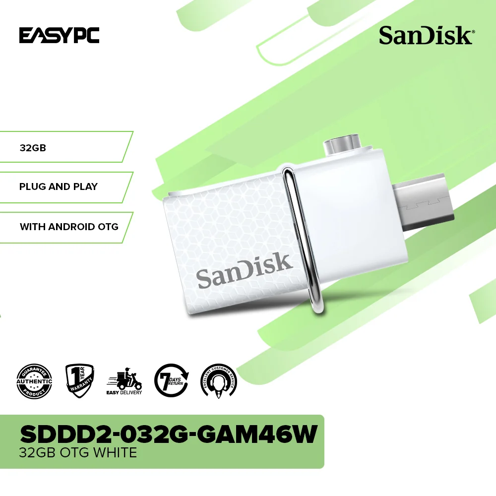 Sandisk SDDD2-032G-GAM46W 32gb OTG White - Image 2