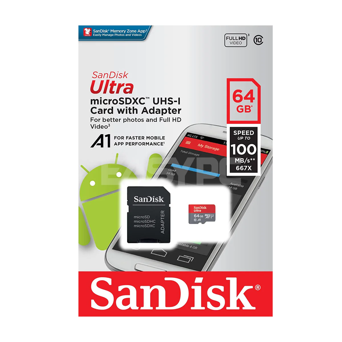 Sandisk SDSQUAR-064G-GN6MA Ultra MicroSD 64gb - Image 3