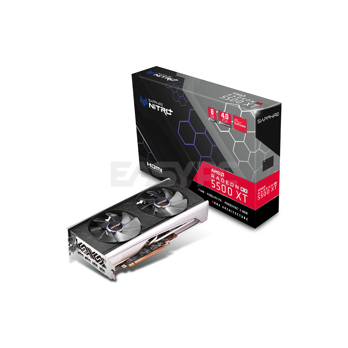 Sapphire Nitro+ RX 5500 XT OC 8gb 128bit GDdr6 Gaming Videocard - Image 6