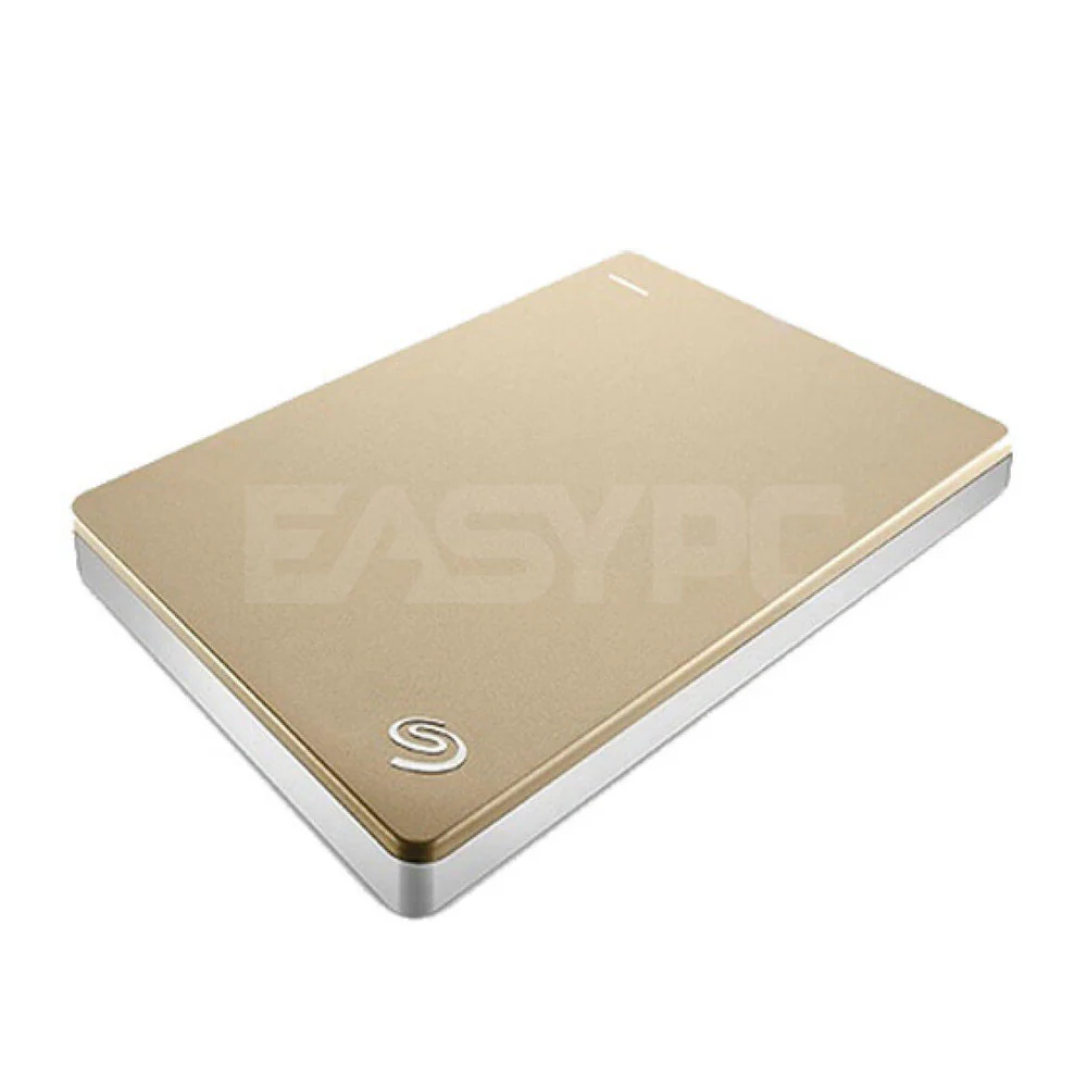 Seagate Backup Slim Portable 1tb 2.5 Usb3.0 External Hard Drive Gold