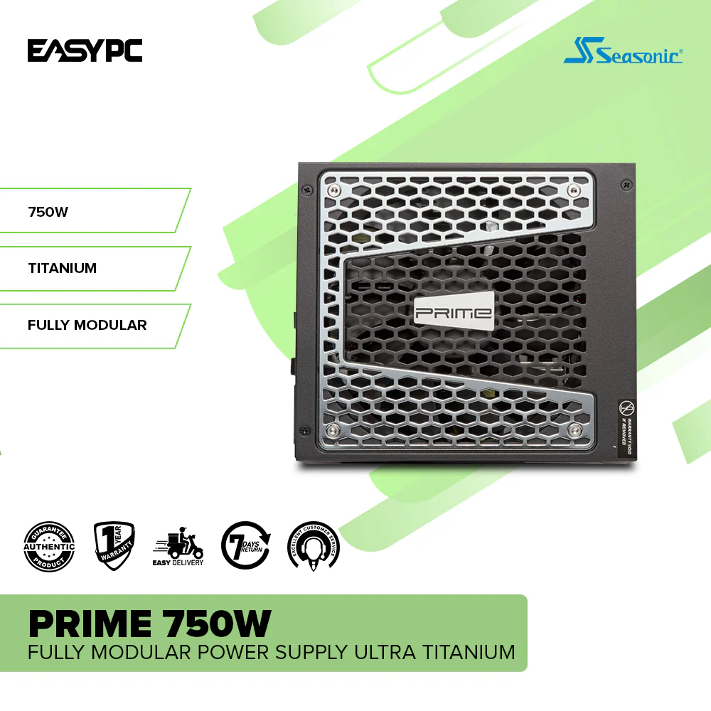 Seasonic Prime 750W Fully Modular Power Supply Ultra Titanium - Image 2