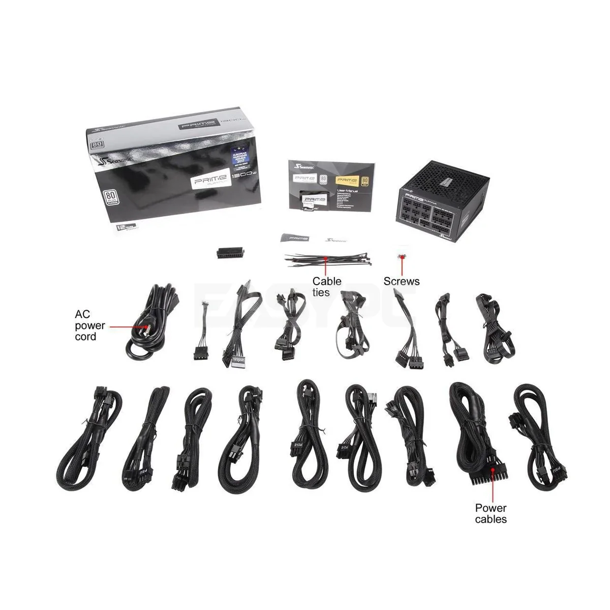 Seasonic Prime SSR-1300PD watts Fully Modular 80 Plus Platinum Power Supply - Image 6