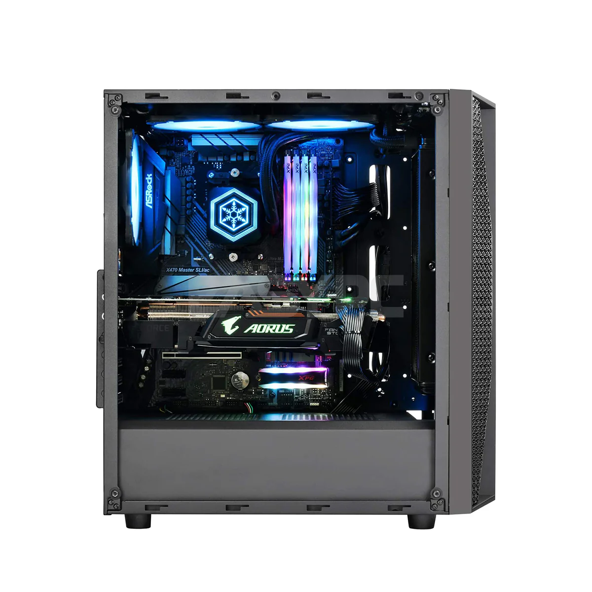 Silverstone Fara B1 Tempered Glass Gaming PC Case Black - Image 3