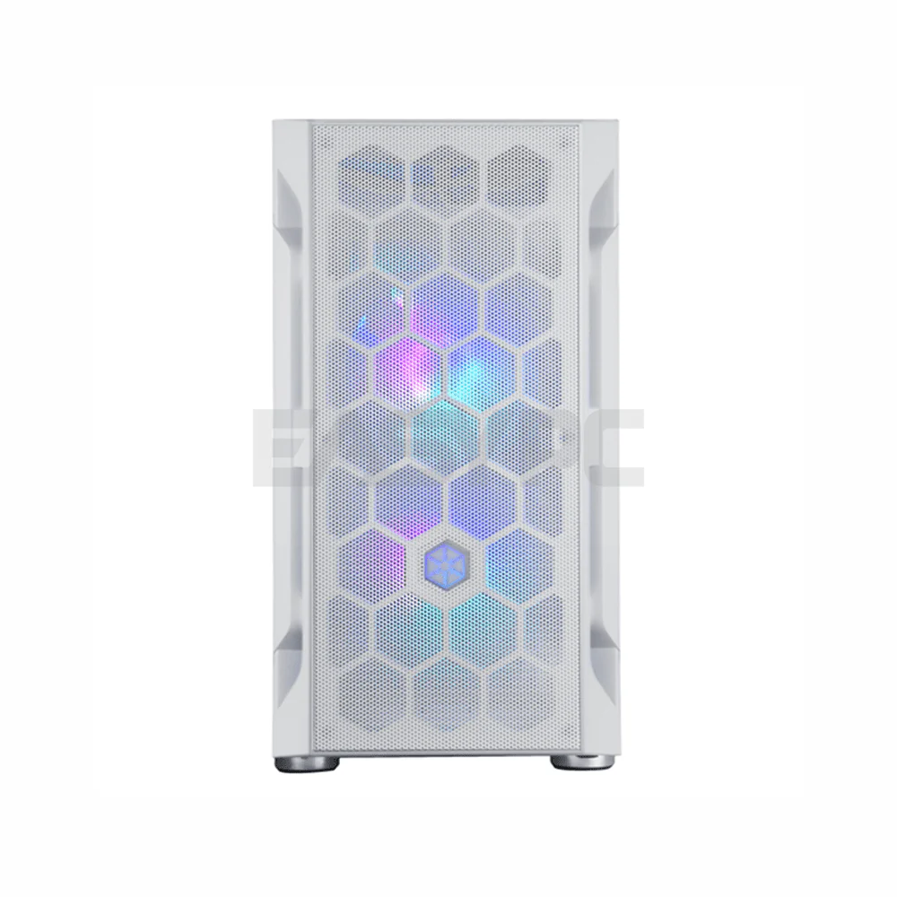Silverstone FARA H1 PRO Mid-Tower Micro-ATX TG with 3 ARGB Fans + Controller Gaming PC Case White - Image 3