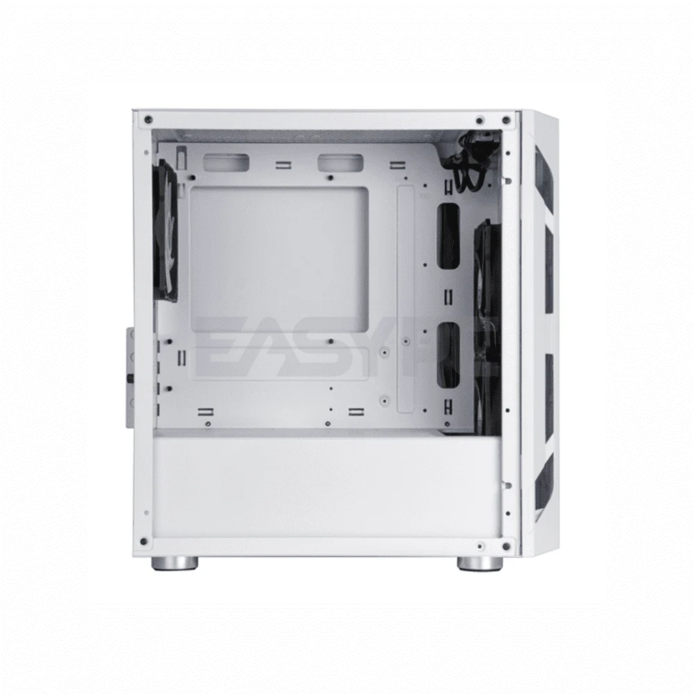 Silverstone FARA H1 PRO Mid-Tower Micro-ATX TG with 3 ARGB Fans + Controller Gaming PC Case White - Image 4