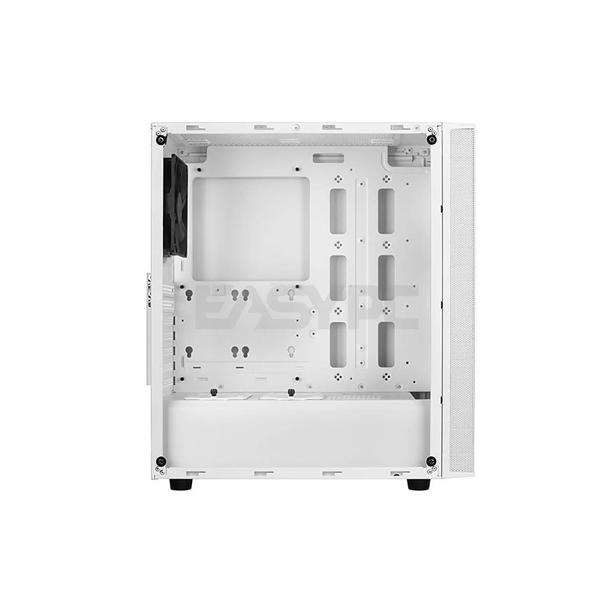 Silverstone FARA R1 SST-FAR1W-G fully meshed front panel with shortened chassis provides large surface area for air intake, Stylish and distinct tempered glass White Mid-Tower Case 6FINE SISS2249 - Image 3