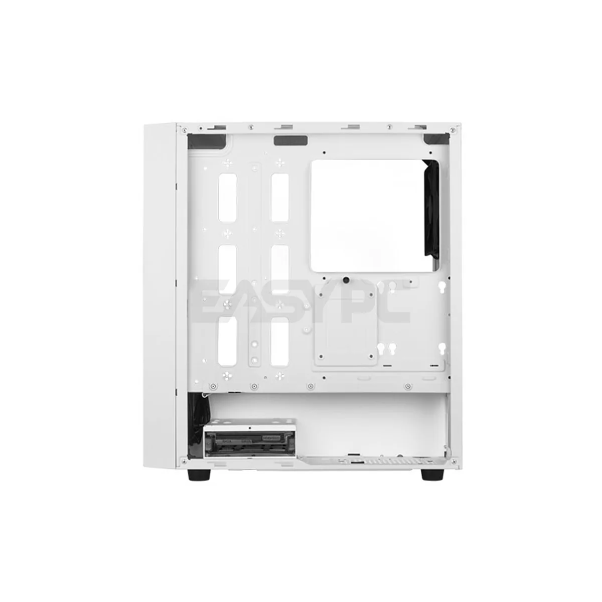 Silverstone FARA R1 SST-FAR1W-G fully meshed front panel with shortened chassis provides large surface area for air intake, Stylish and distinct tempered glass White Mid-Tower Case 6FINE SISS2249 - Image 4
