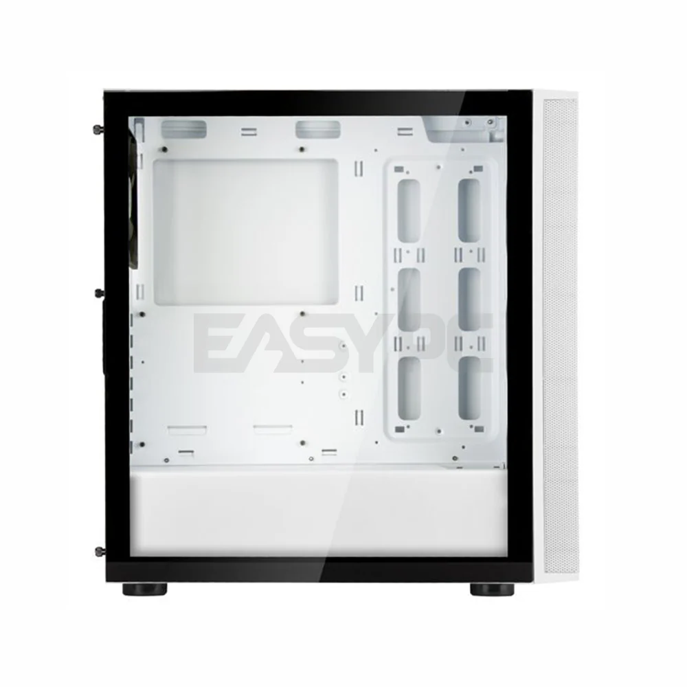 Silverstone FARA R1 V2 Mid-Tower ATX Tempered Glass Gaming PC Case White - Image 3