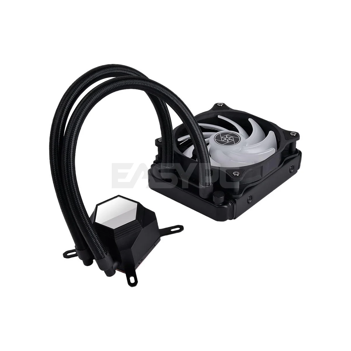 Silverstone Permafrost 120mm Integrated addressable RGB lighting SST-PF120-ARGB AIO Liquid CPU Cooling 6FINE SIPE1536 - Image 4