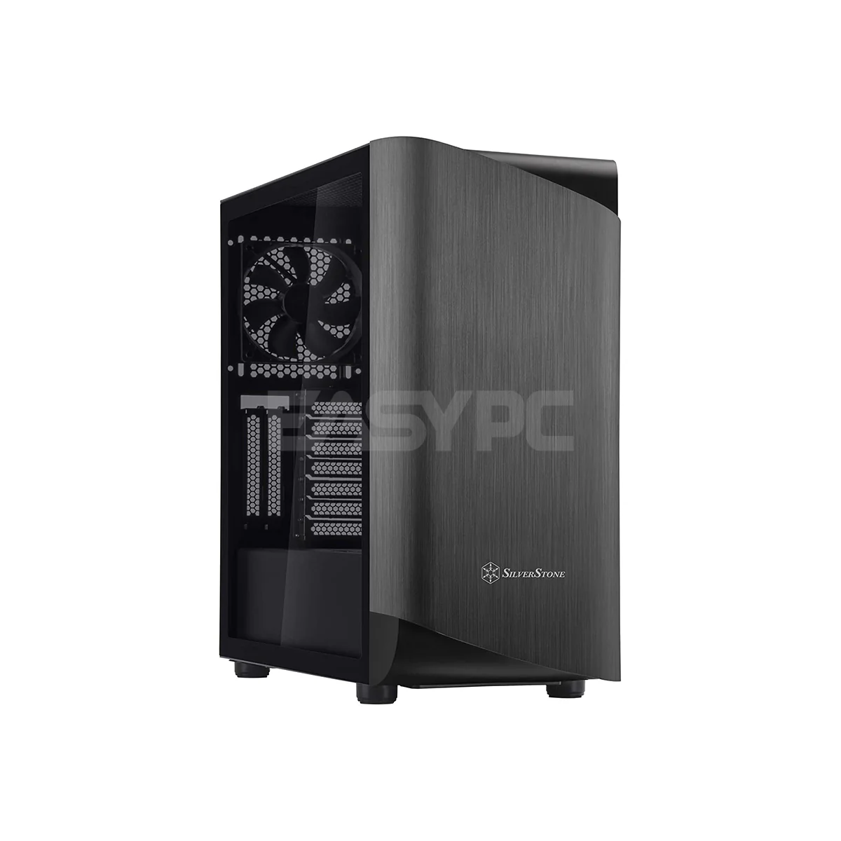 Silverstone Seta A1 Titanium on Black ATX Mid-Tower RGB case SST-SEA1TB-G 6FINE SISE1534 6FINE