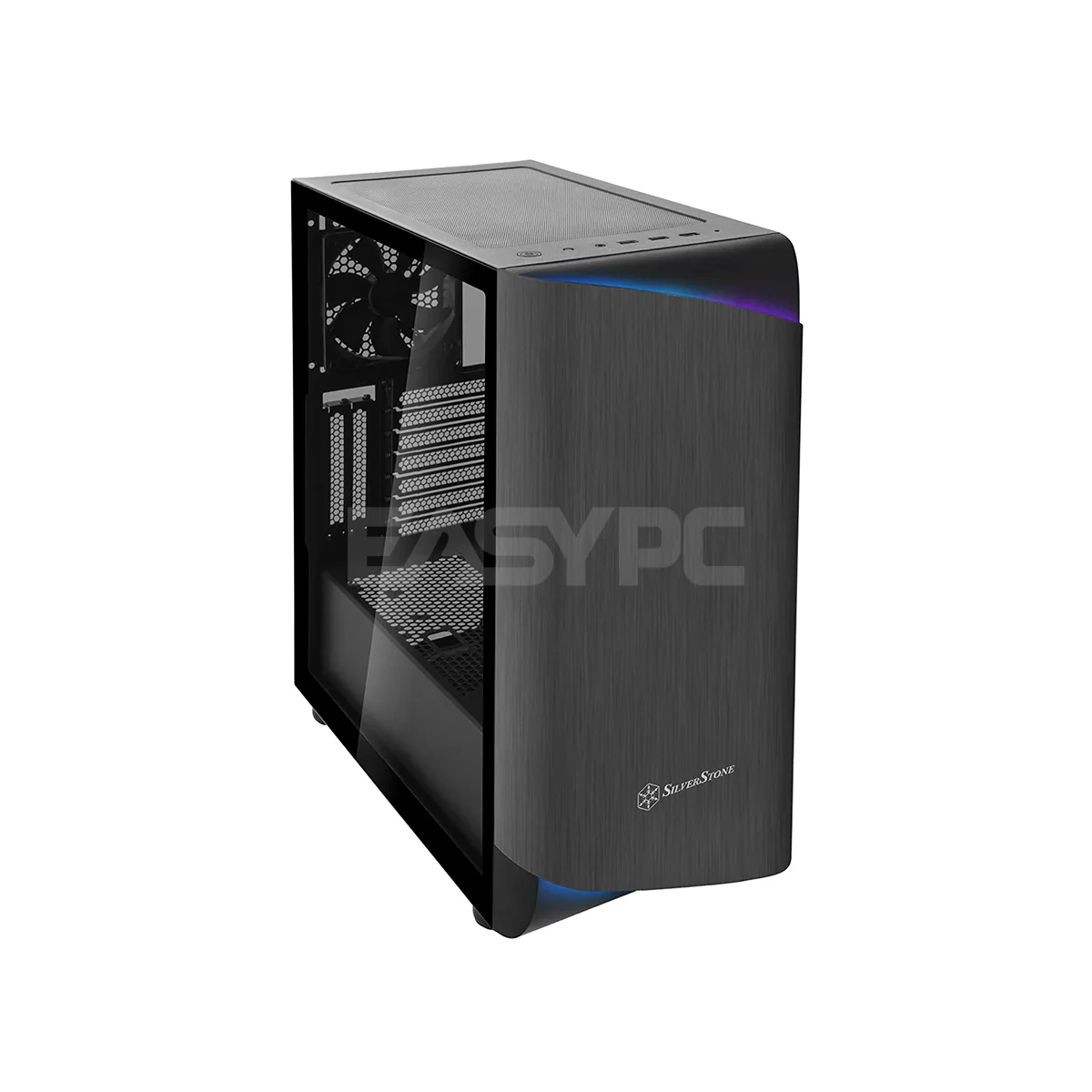Silverstone Seta A1 Titanium on Black ATX Mid-Tower RGB case SST-SEA1TB-G 6FINE SISE1534 6FINE - Image 2