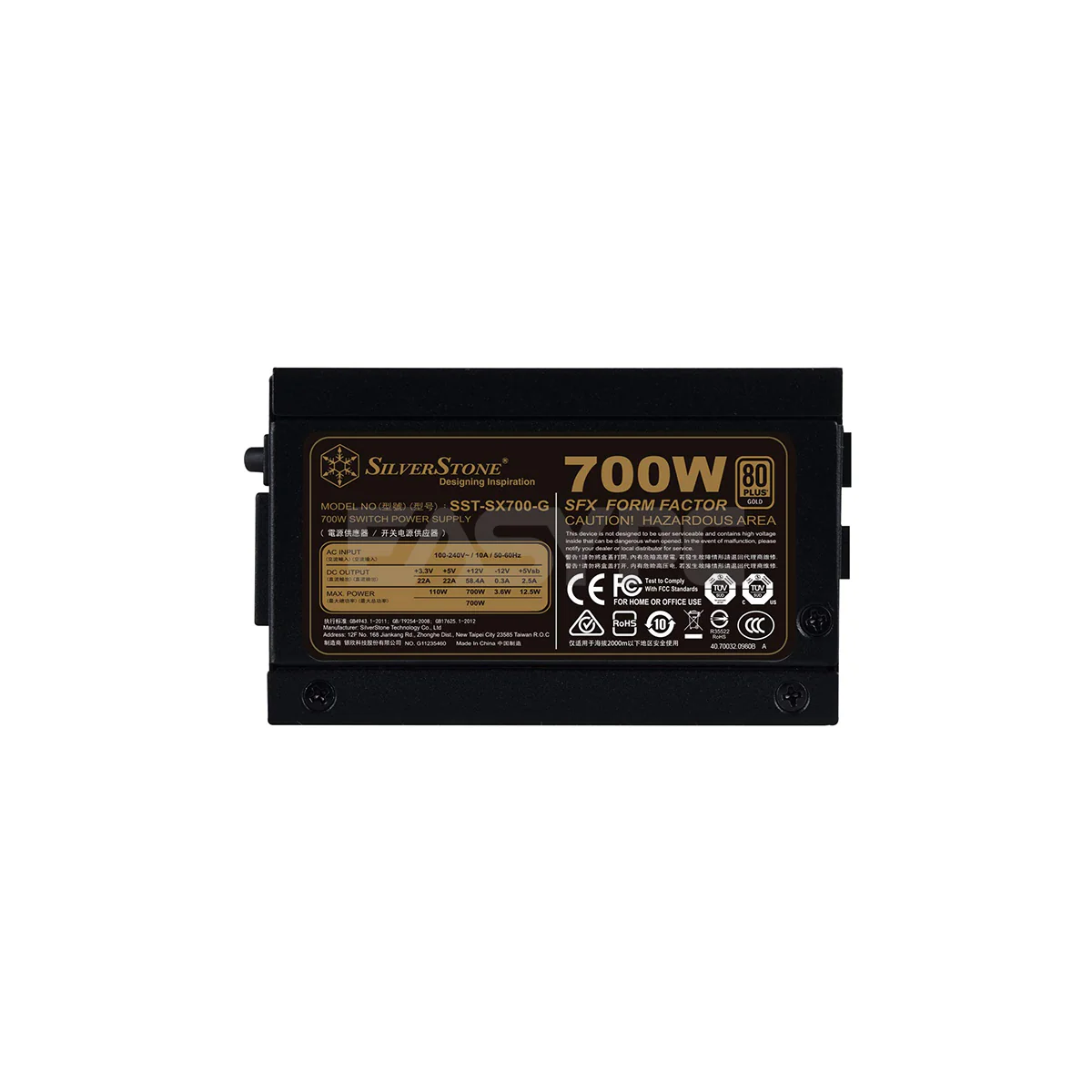 Silverstone Strider 700W Fully Modular Flat Cables 80 Plus Gold SFX-Power Supply SST-SX700-G 6FINE SIST1530 6FINE - Image 4