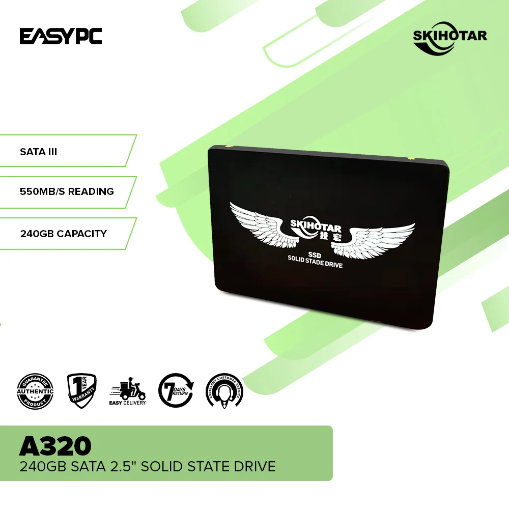 Skihotar A320 120GB/240GB/480GB/128GB/256GB SATA III 2.5" Solid State Drive - Image 7