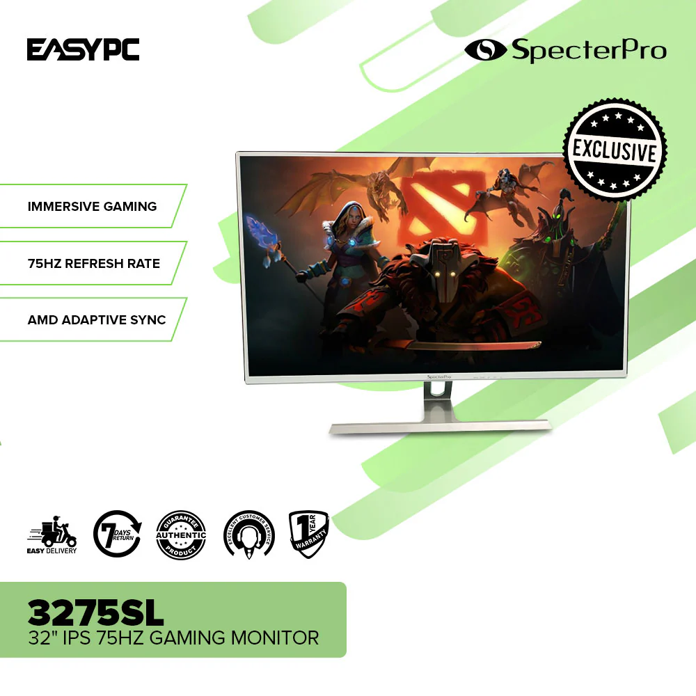 SPECTERPRO 3275SL 32 IPS 75Hz AMD Adaptive Sync Gaming Monitor - Image 2