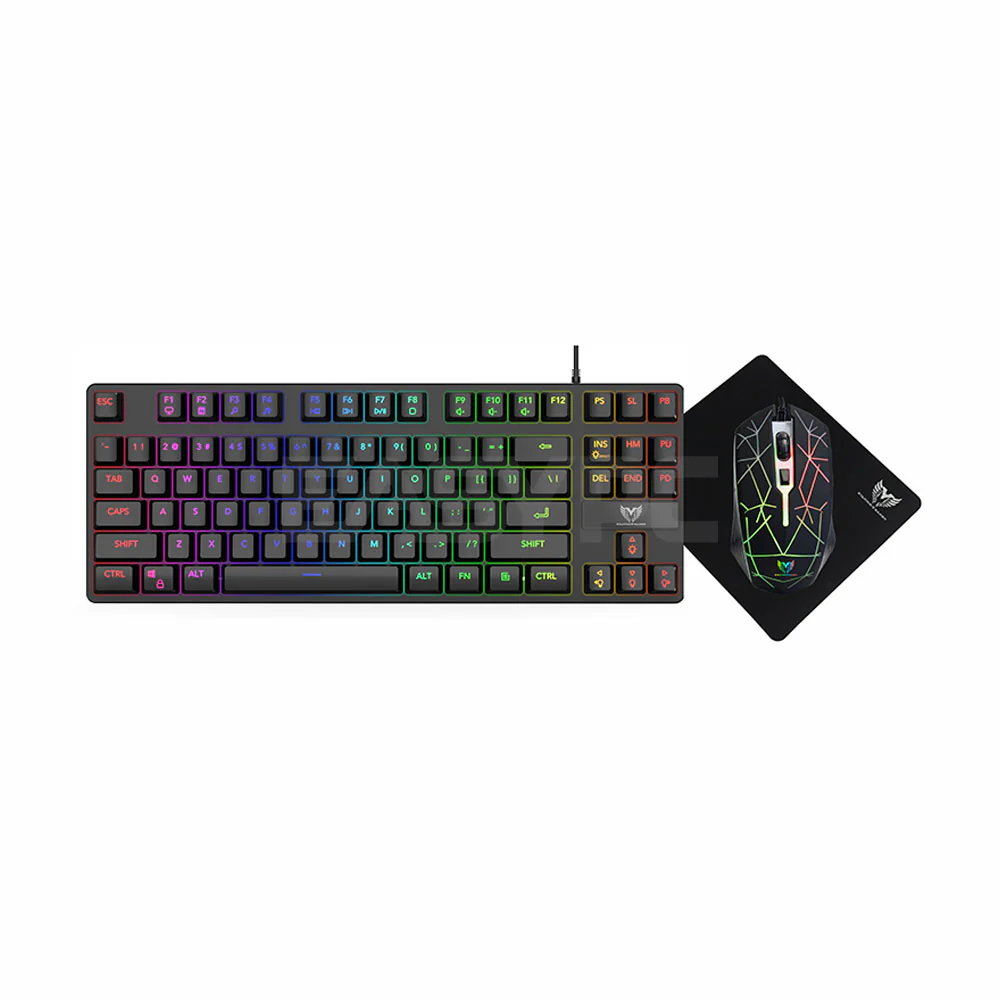 STARWAVE SW-CGM1017 and SW-CGM1018 Gaming Keyboard 104 Keys, Mouse, and Mousepad Combo (3in1) Black - Image 5
