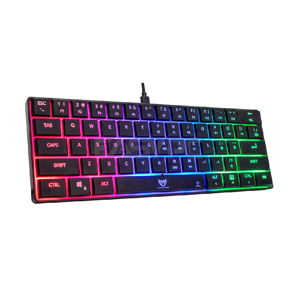 STARWAVE SW-MK06 Membrane Gaming Keyboard Rainbow Backlit 61 Keys - Image 3