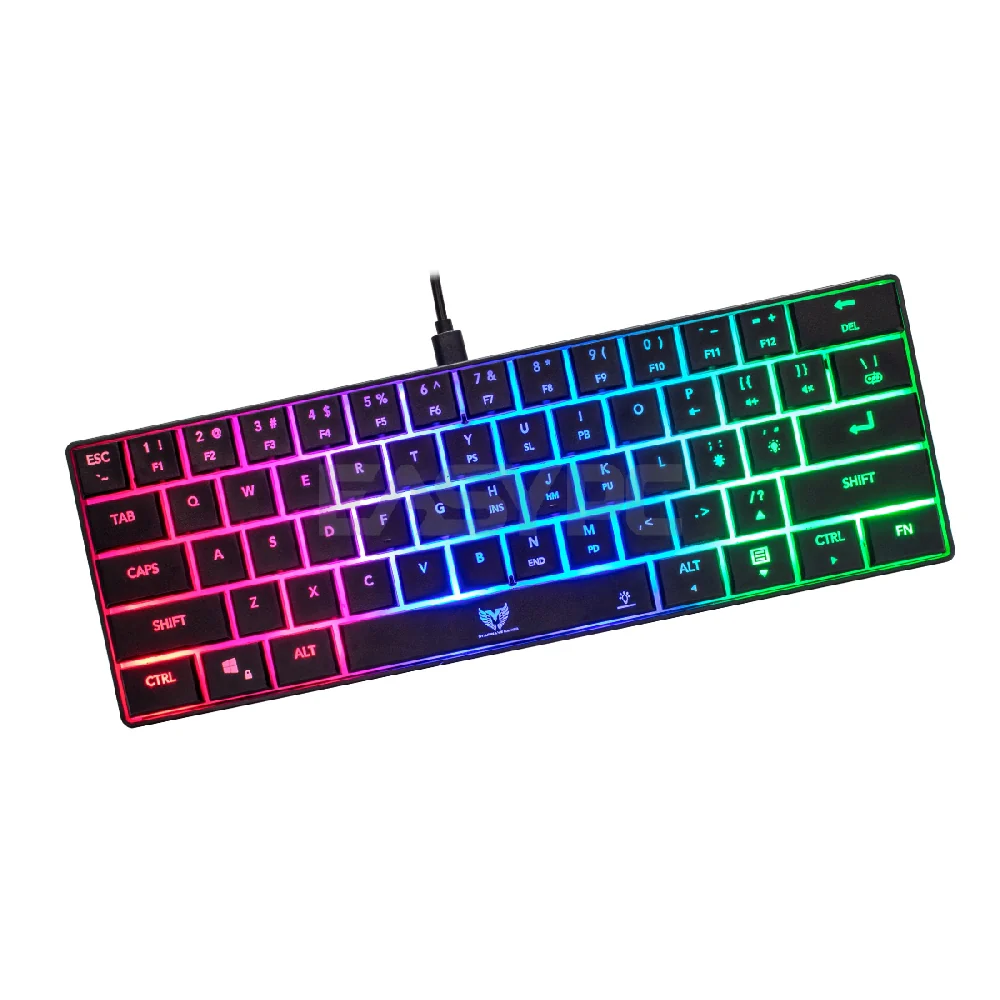 STARWAVE SW-MK06 Membrane Gaming Keyboard Rainbow Backlit 61 Keys - Image 4