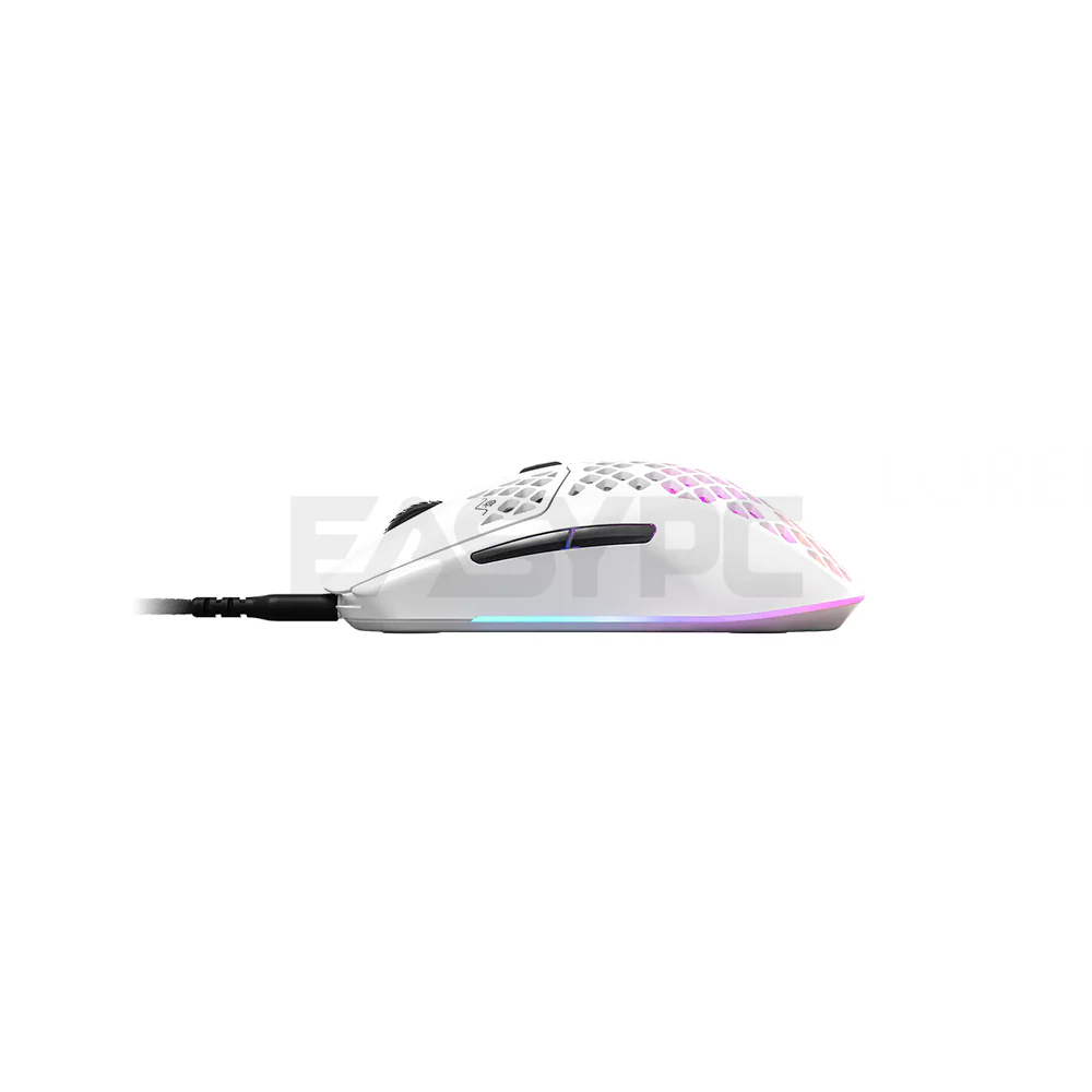 SteelSeries 62611 Aerox 3 Snow Gaming Mouse White - Image 3
