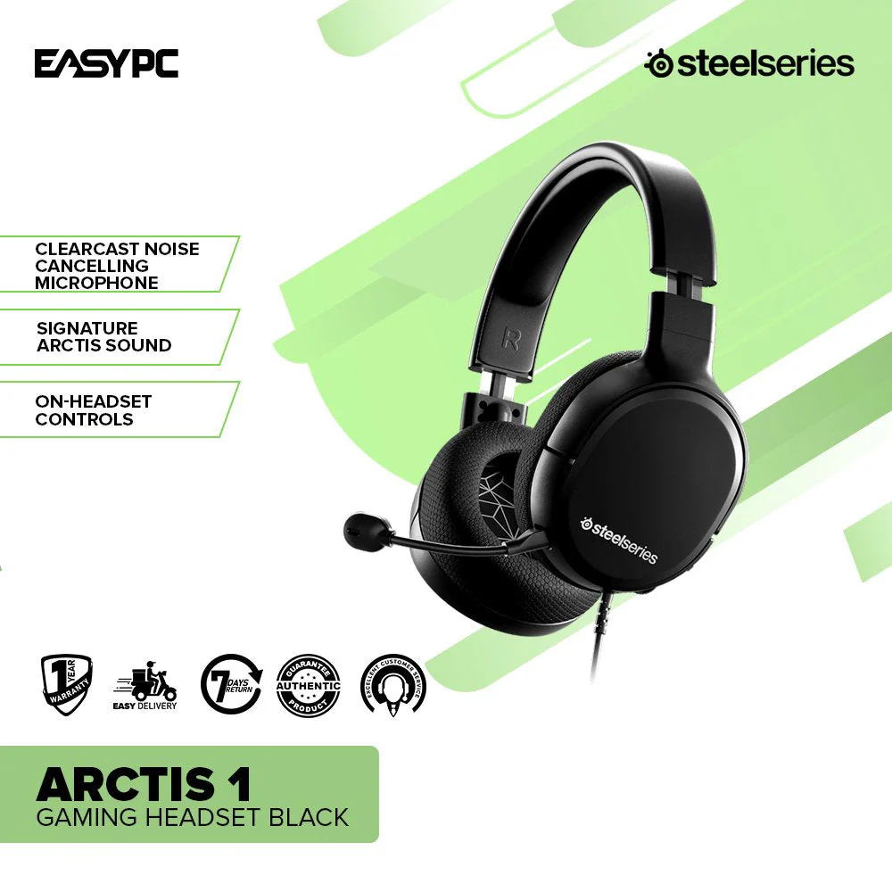 SteelSeries 61425 Arctis 1 Gaming Headset Black - Image 2