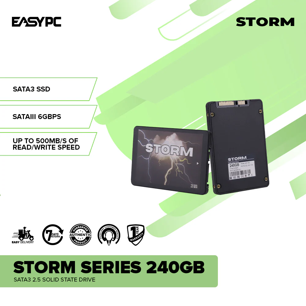 Storm Series 240gb Sata3 2.5 Solid State Drive - Image 2