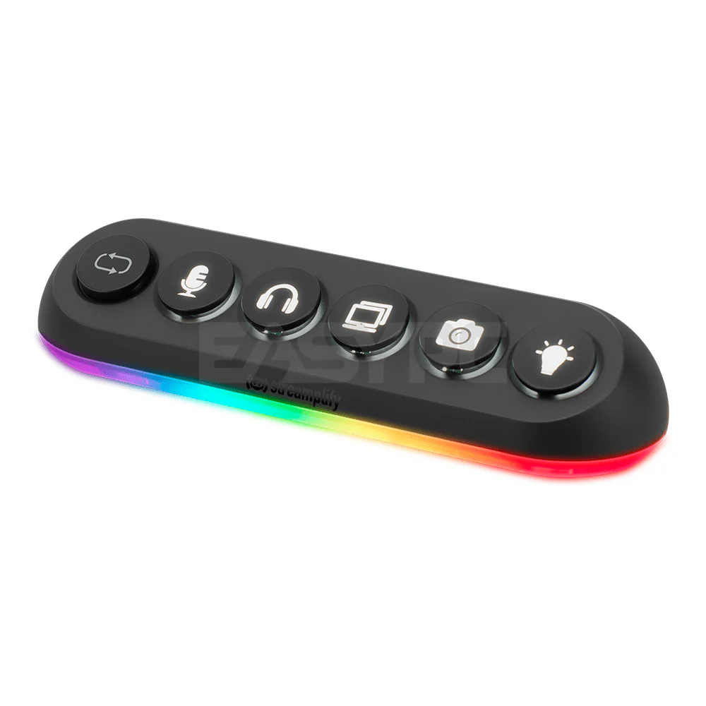 Streamplify (HUB DECK 5-RGB-US-F-BK) 5-Port RGB USB Hub black