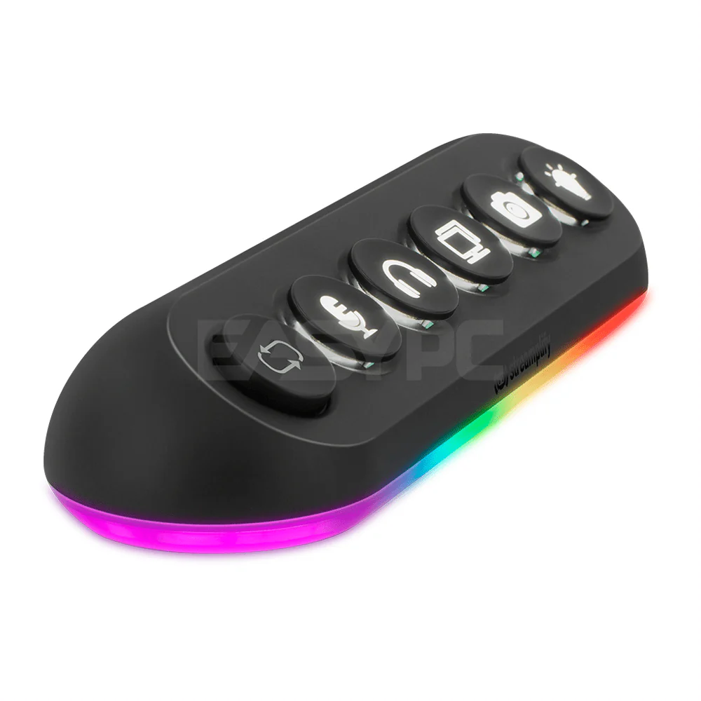 Streamplify (HUB DECK 5-RGB-US-F-BK) 5-Port RGB USB Hub black - Image 3