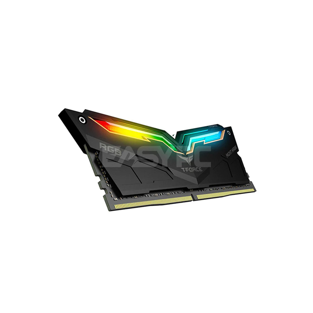 Team Elite Night Hawk 16gb 2x8 Memory 3200mhz Ddr4 RGB Black - Image 2