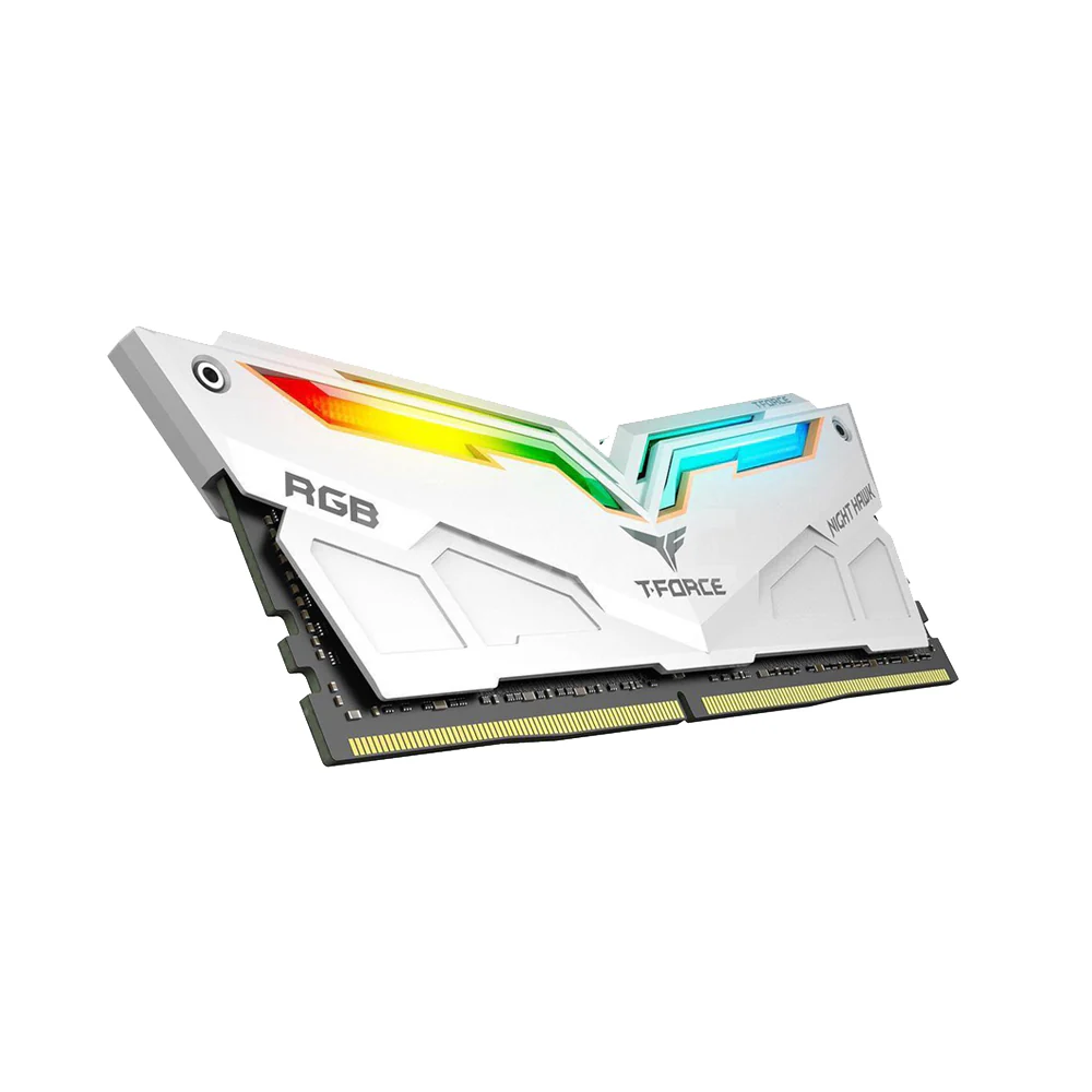 Team Elite Night Hawk 16gb 2x8 Memory 3200mhz Ddr4 RGB White - Image 2