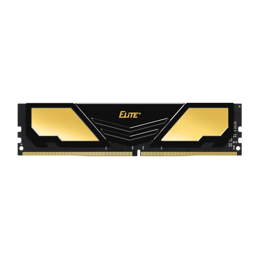 Team Elite Plus 1x16 2666Mhz Ddr4 Memory Black Gold,2666 Mhz UDimm Memory PC4 21300 w/ heat spreader - Image 3