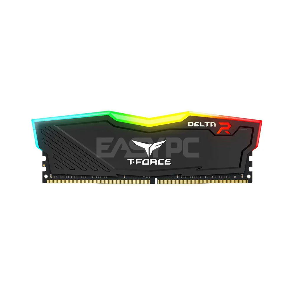 Team Elite T-Force Delta RGB Memory 1x16gb Ddr4-2400 Black