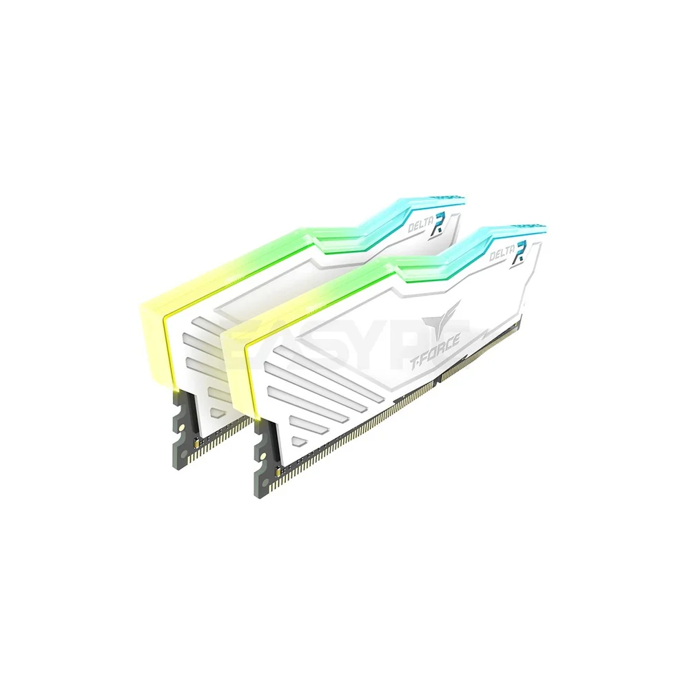 Team Elite TForce Delta 16gb 2x8 3200mhz Ddr4 RGB Memory White - Image 3