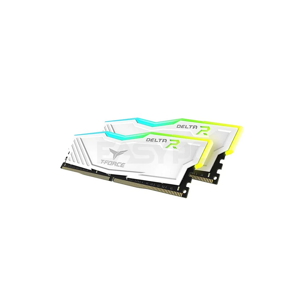 Team Elite TForce Delta 16gb 2x8 3200mhz Ddr4 RGB Memory White - Image 4