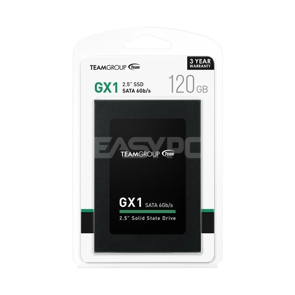 Team Group GX1 120gb SATA 2.5 Slim form factor, Supports TRIM, 4x faster than HDD,Reliable Internal Solid State Drive
