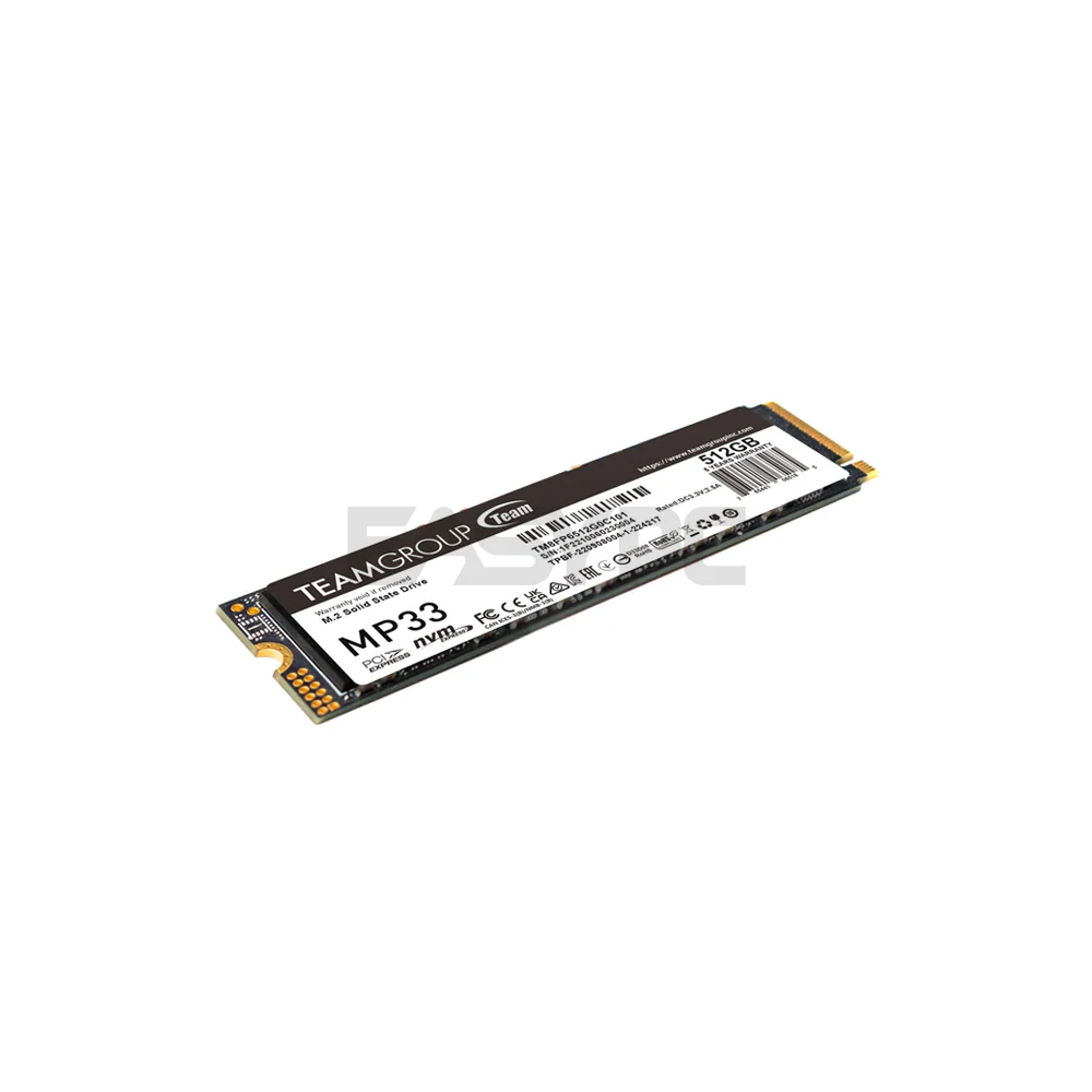 Team Group MP33 512GB M.2 PCIe Gen3.0 x4 NVME 1.3 Solid State Drive - Image 5