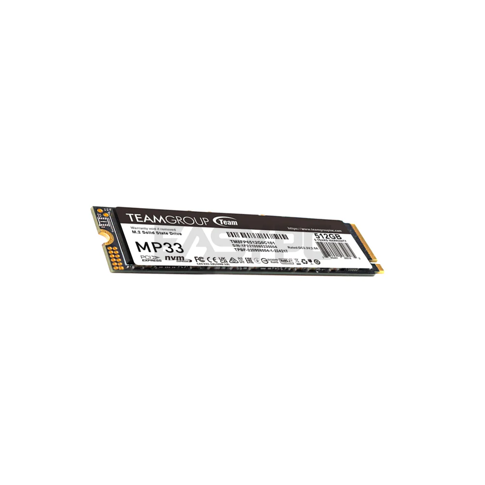 Team Group MP33 512GB M.2 PCIe Gen3.0 x4 NVME 1.3 Solid State Drive - Image 6