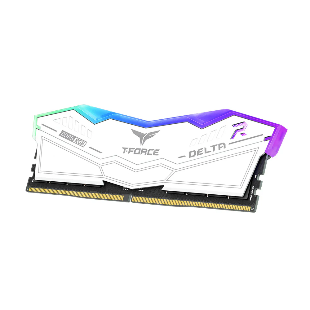 Teamgroup Delta RGB 16GB 16GBx1 6000Mhz CL38 DDR5 Memory White - Image 3