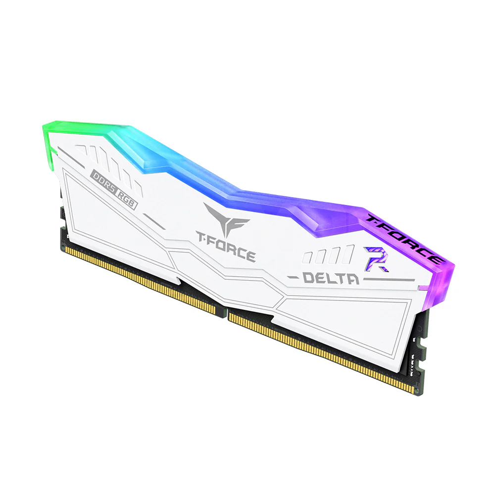 Teamgroup Delta RGB 16GB 16GBx1 6000Mhz CL38 DDR5 Memory White - Image 5