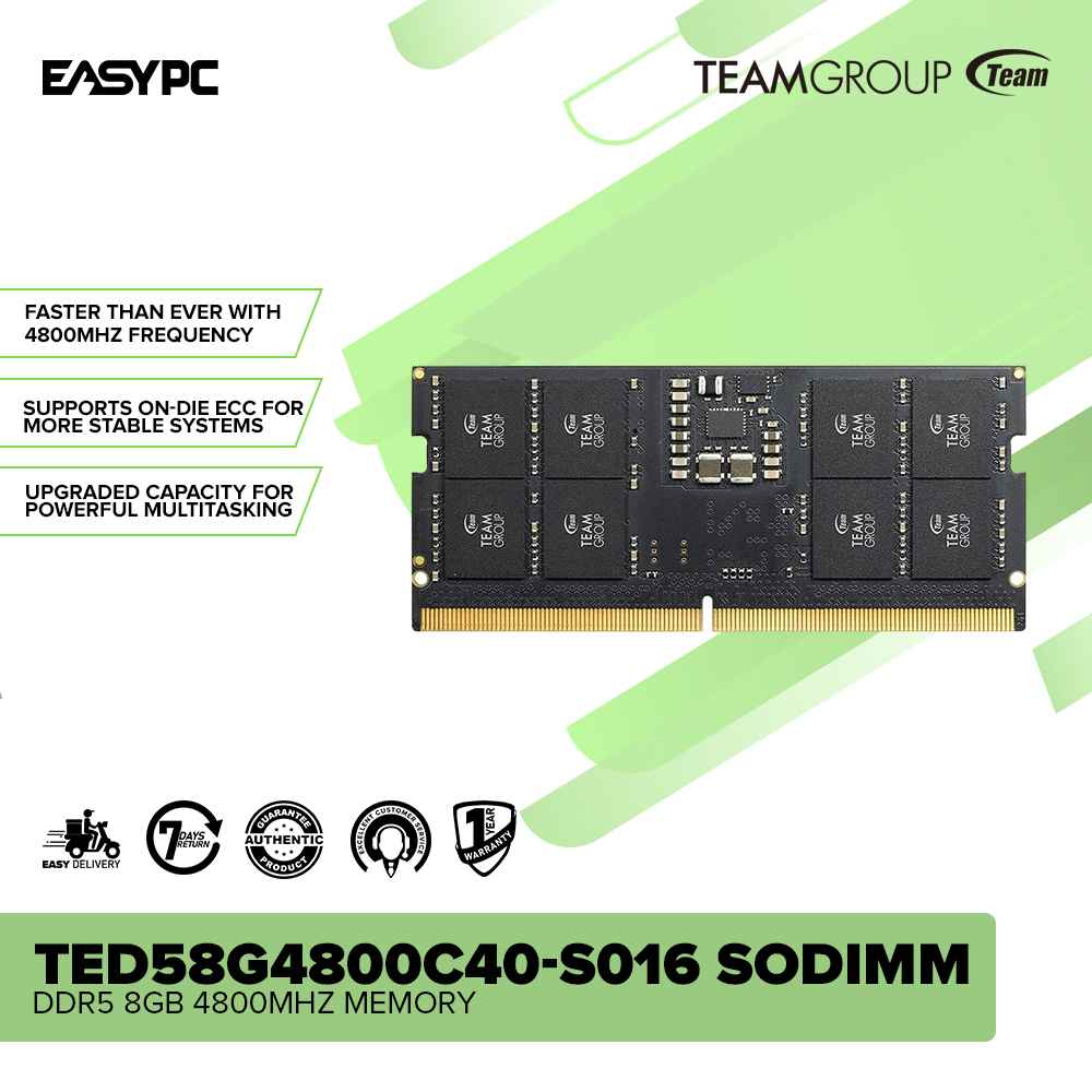 TEAMGROUP Elite TED58G4800C40-S016 SODIMM DDR5 8GB 4800MHz Memory - Image 2