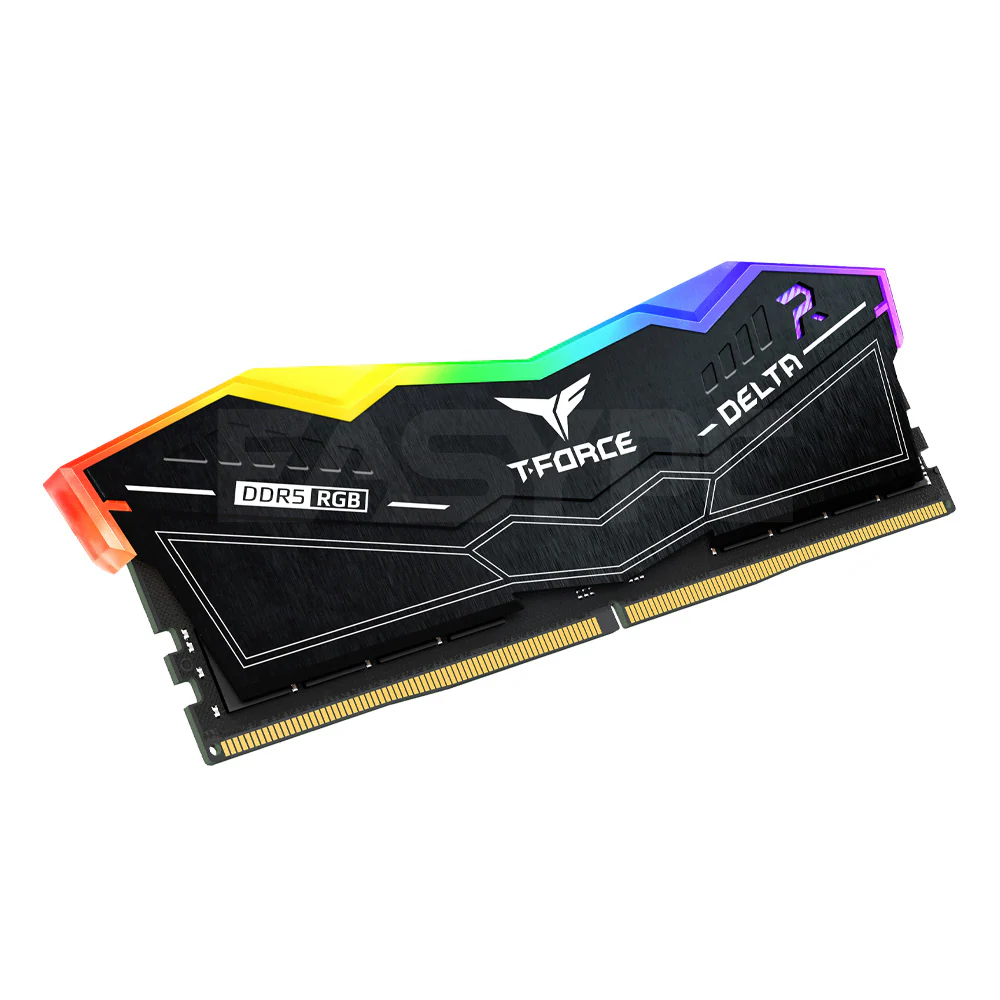 TEAMGROUP T-Force Delta RGB 32GB 2x16 6000MHz CL38 DDR5 Memory Black - Image 4