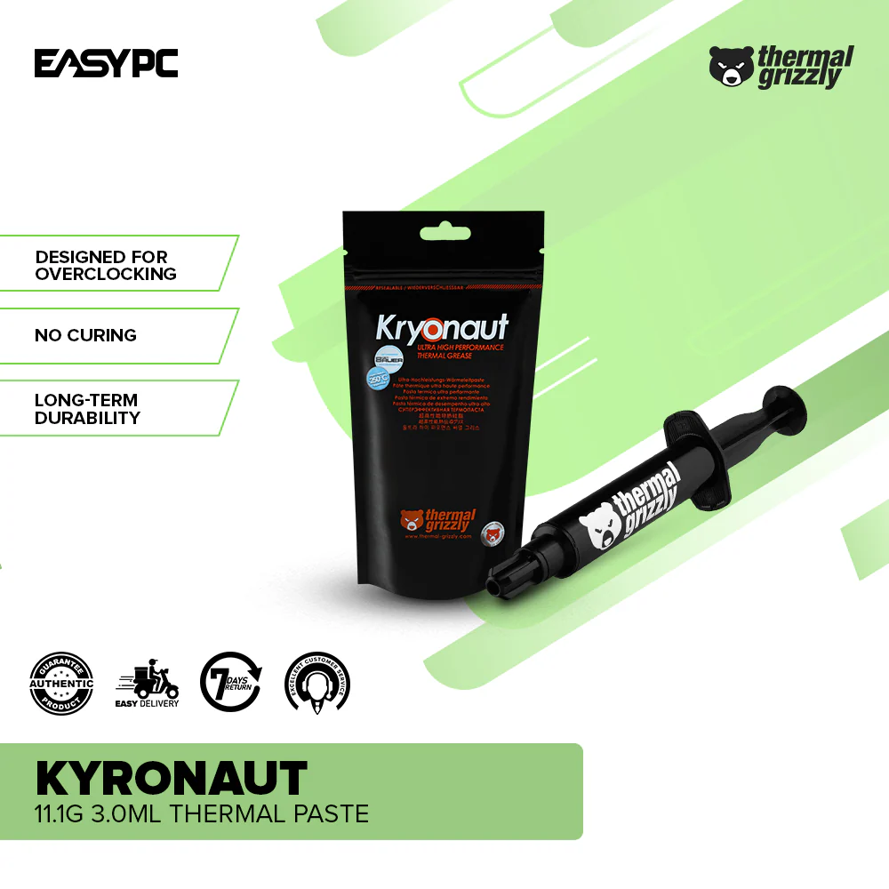 Thermal Grizzly Kyronaut 11.1g 3.0ml Thermal Paste - Image 2