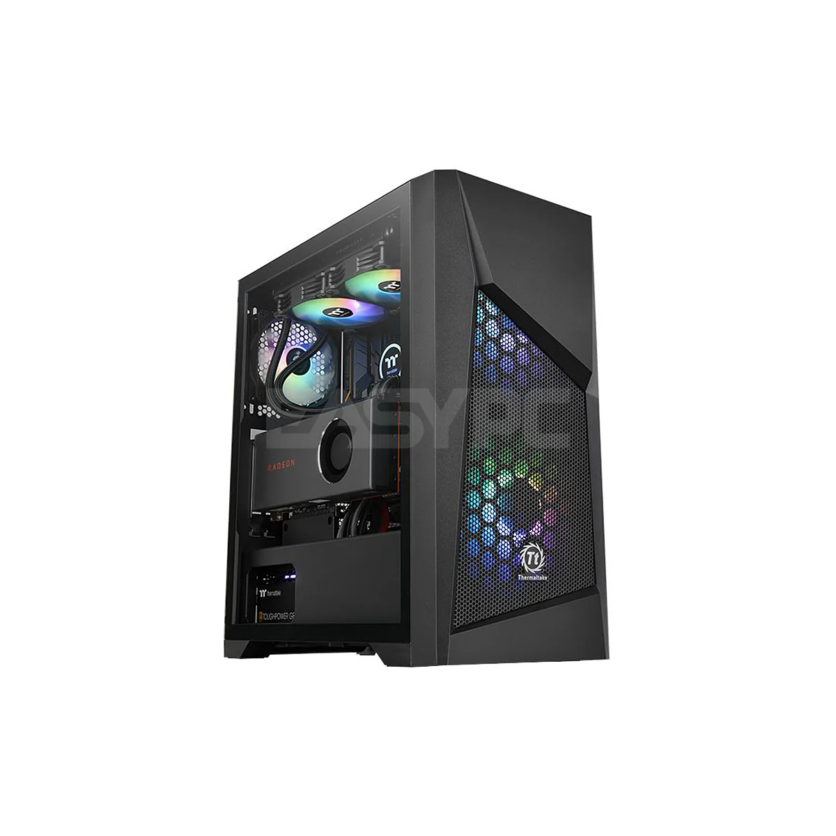 Thermaltake Commander G32 TG ARGB CA-1P2-00M1WN-00 Mid Tower PC Case with ARGB Fan THCA1379 1ION