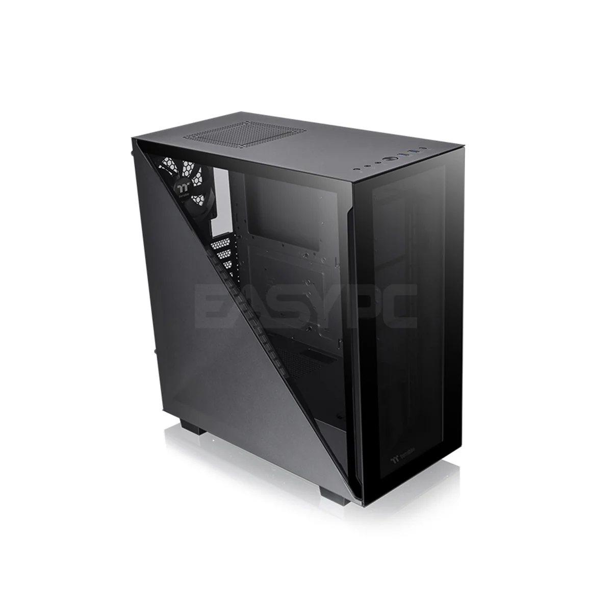 EasyPC | Thermaltake Divider 300 Black/Snow TG ATX Mid Tower Chassis (1x 120mm Standard Fan Included) 5NANO - Image 4